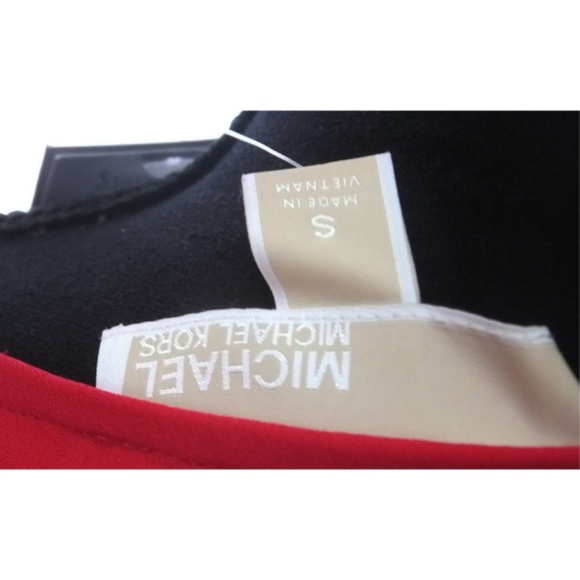 NWT Michael Kors S Raspberry Blouse - Picture 4 of 7